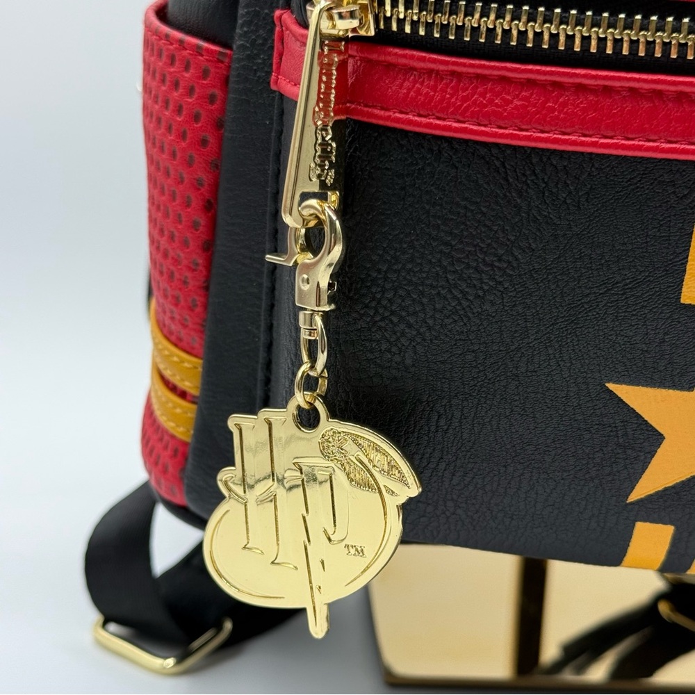 Loungefly Harry Potter Triwizard Tournament Mini Backpack Red/Black Hogwarts - Picture 3 of 16